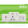 16AX 250V 1Gang Switch 10A 2Pin Socket